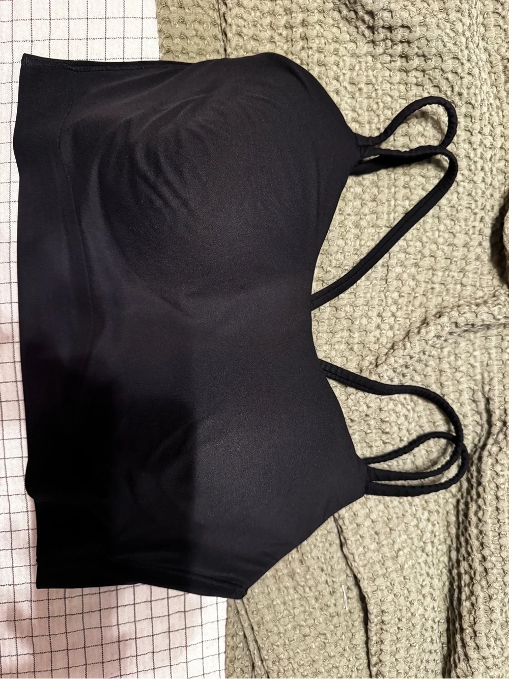 Soma Black Longline Yoga Sports bra